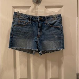 Denim shorts
